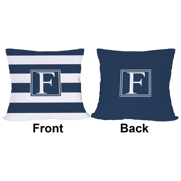 Horizontal Stripe Outdoor Pillow - 18x18