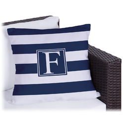 Horizontal Stripe Outdoor Pillow (Personalized)