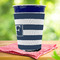 Horizontal Stripe Party Cup Sleeves - with bottom - Lifestyle