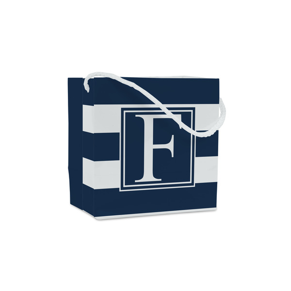 Custom Horizontal Stripe Party Favor Gift Bags (Personalized)