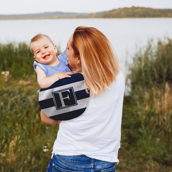 Horizontal Stripe Peanut Shaped Burp - Lifestyle