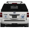 Horizontal Stripe Personalized Car Magnets on Ford Explorer