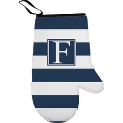 Horizontal Stripe Right Oven Mitt (Personalized)
