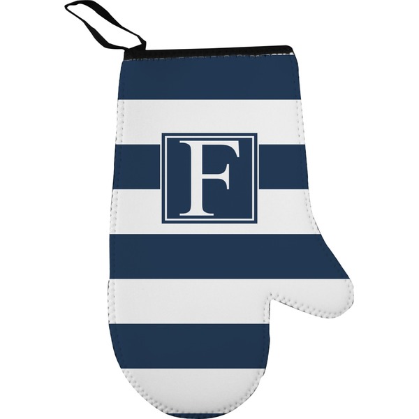Horizontal Stripe Personalized Oven Mitt