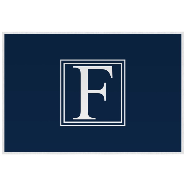 Horizontal Stripe Personalized Placemat (Back)