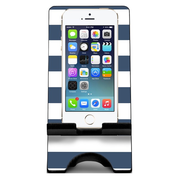 Horizontal Stripe Phone Stand w/ Phone