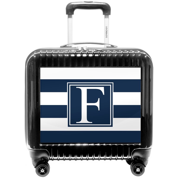 Custom Horizontal Stripe Pilot / Flight Suitcase (Personalized)