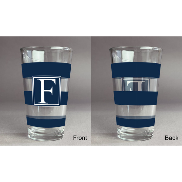 Horizontal Stripe Pint Glass - Full Fill w Transparency - Approval