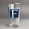 Horizontal Stripe Pint Glass - Two Content - Front/Main