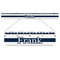 Horizontal Stripe Plastic Ruler - 12" (Personalized)