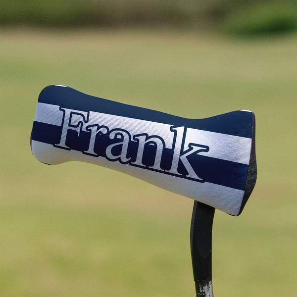 Horizontal Stripe Putter Cover - On Putter