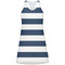 Horizontal Stripe Racerback Dress - Front