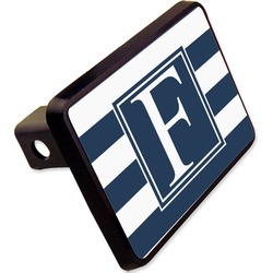 Horizontal Stripe Rectangular Trailer Hitch Cover - 2" (Personalized)