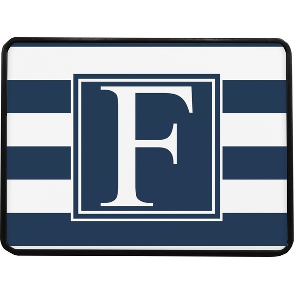 Horizontal Stripe Rectangular Trailer Hitch Cover (Personalized)
