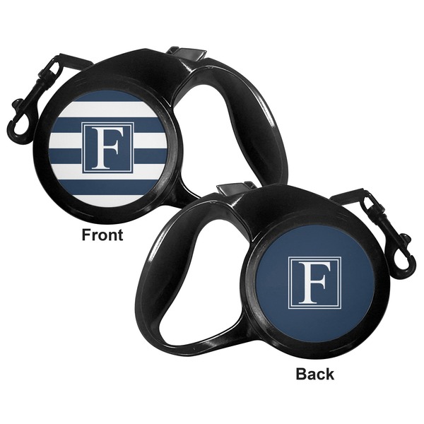 Horizontal Stripe Retractable Dog Leash - Medium Large - Apvl