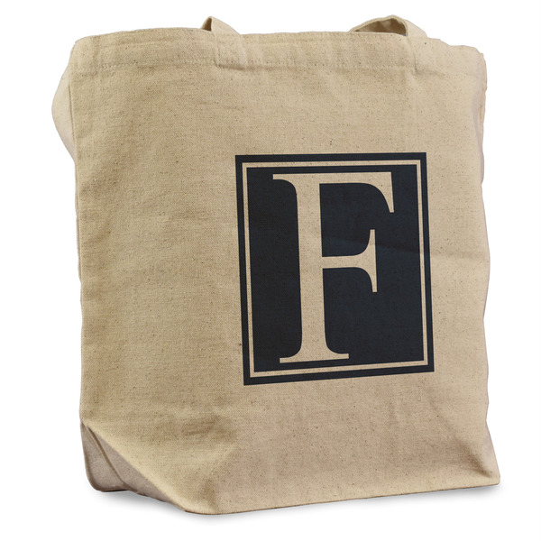 Custom Horizontal Stripe Reusable Cotton Grocery Bag (Personalized)