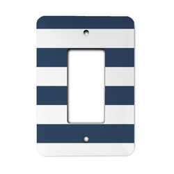 Horizontal Stripe Rocker Style Light Switch Cover (Personalized)