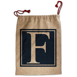 Horizontal Stripe Santa Sack - Front (Personalized)