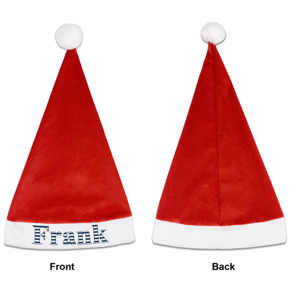 Horizontal Stripe Santa Hats - Front and Back (Single Print) APPROVAL