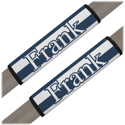 Horizontal Stripe Seat Belt Covers (Set of 2) (Personalized)