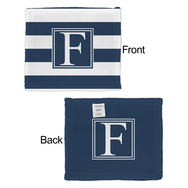 Horizontal Stripe Security Blanket - Front & Back View
