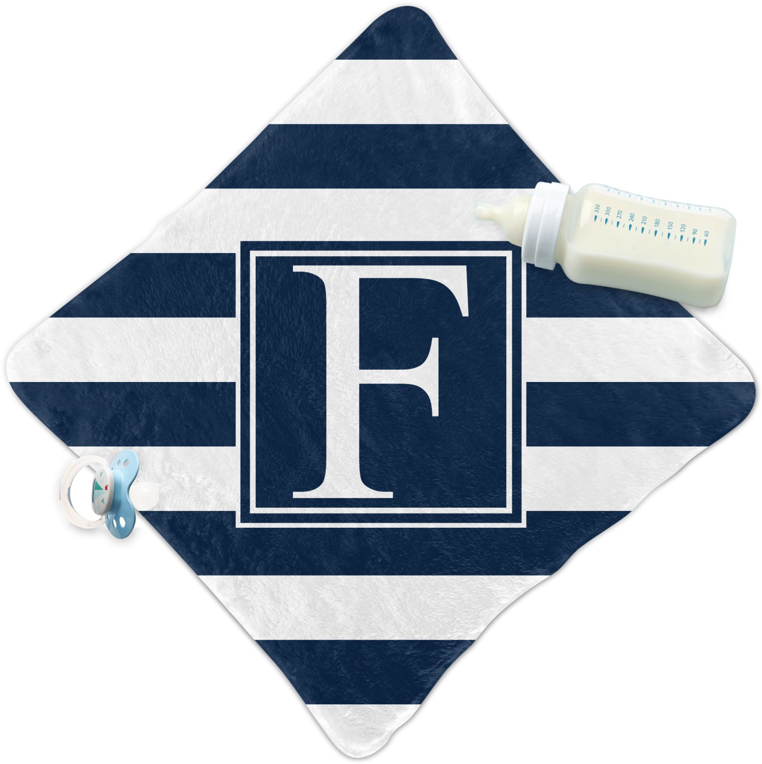 Horizontal Stripe Security Blanket (Personalized) YouCustomizeIt