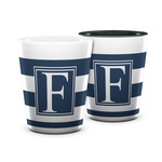 Horizontal Stripe Ceramic Shot Glass - 1.5 oz (Personalized)