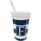 Horizontal Stripe Sippy Cup with Straw (Personalized)