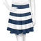 Horizontal Stripe Skater Skirt