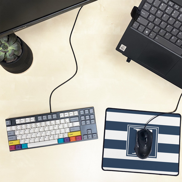 Horizontal Stripe Small Gaming Mats - LIFESTYLE