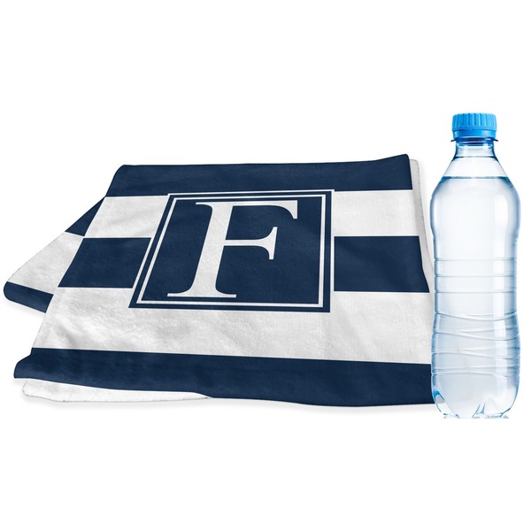 Custom Horizontal Stripe Sports & Fitness Towel (Personalized)