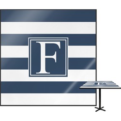 Horizontal Stripe Square Table Top (Personalized)