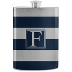 Horizontal Stripe Stainless Steel Flask (Personalized)