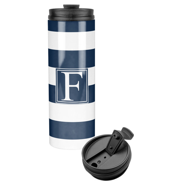 Custom Horizontal Stripe Stainless Steel Skinny Tumbler (Personalized)