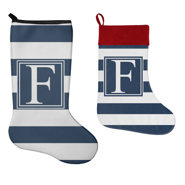 Horizontal Stripe Stockings - Side by Side compare