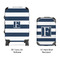 Horizontal Stripe Suitcase Set 4 - APPROVAL