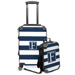 Horizontal Stripe Kids 2-Piece Luggage Set - Suitcase & Backpack (Personalized)