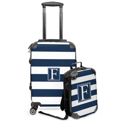 Horizontal Stripe Kids 2-Piece Luggage Set - Suitcase & Backpack (Personalized)