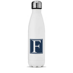 Horizontal Stripe Water Bottle - 17 oz. - Stainless Steel - Full Color Printing (Personalized)