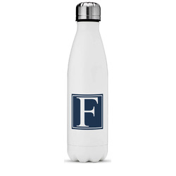 Horizontal Stripe Water Bottle - 17 oz. - Stainless Steel - Full Color Printing (Personalized)