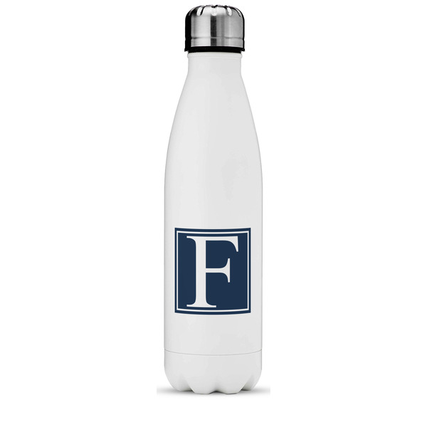 Custom Horizontal Stripe Water Bottle - 17 oz. - Stainless Steel - Full Color Printing (Personalized)