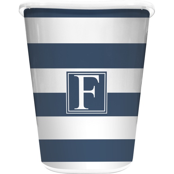 Custom Horizontal Stripe Waste Basket (Personalized)