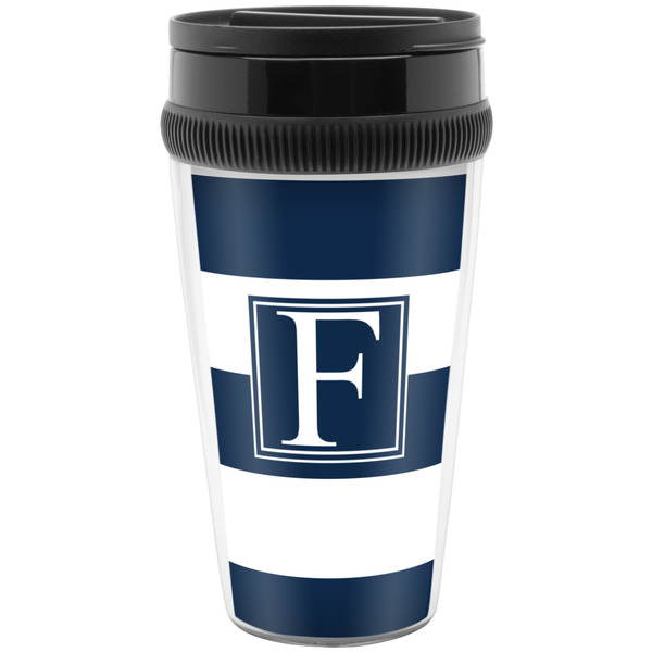 Horizontal Stripe Travel Mug (Personalized)