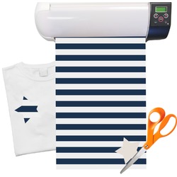 Horizontal Stripe Heat Transfer Vinyl Sheet (12"x18")