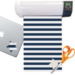 Horizontal Stripe Sticker Vinyl Sheet (Permanent)