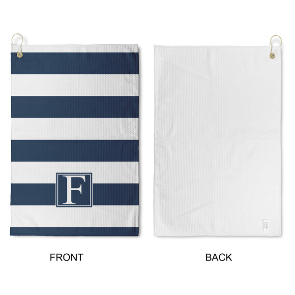 Horizontal Stripe Waffle Weave Golf Towel - Approval