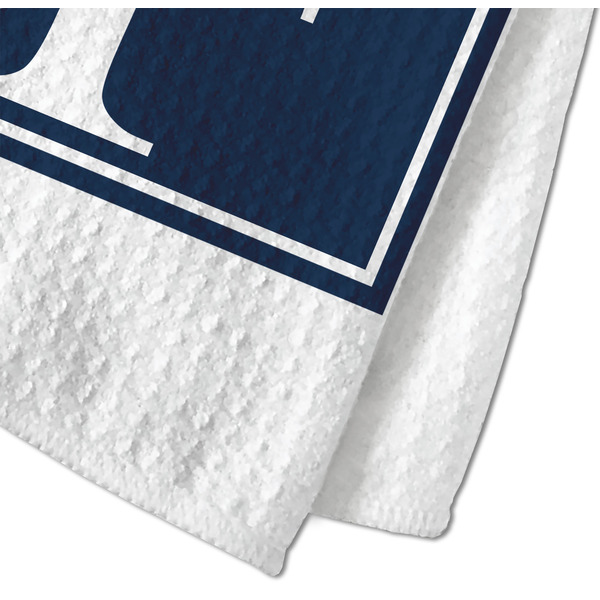 Horizontal Stripe Waffle Weave Towel - Closeup of Material Image