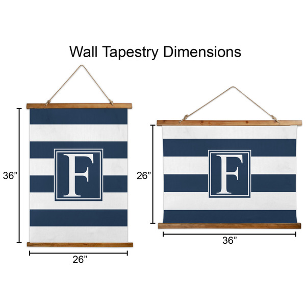 Horizontal Stripe Wall Hanging Tapestries - Parent/Sizing
