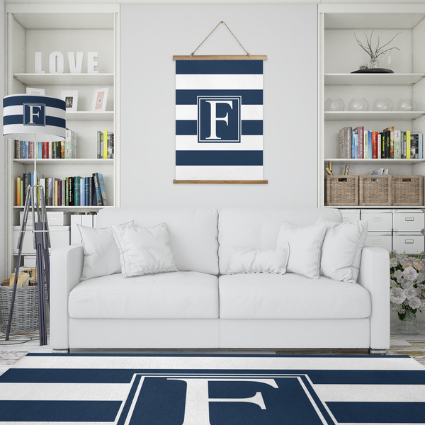 Horizontal Stripe Wall Hanging Tapestry - Portrait - IN CONTEXT