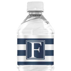 Horizontal Stripe Water Bottle Labels - Custom Sized (Personalized)